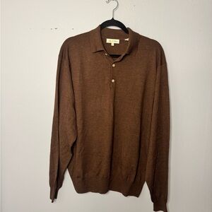 Peter Millar Chocolate Brown Polo Shirt